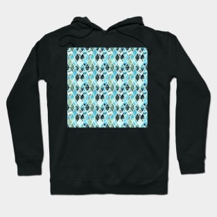 Teal scales Hoodie